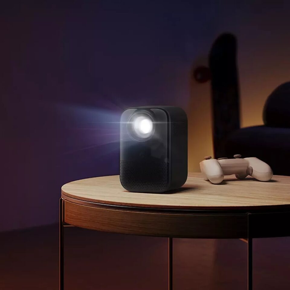 Xiaomi, projector, Pro, home theater, screen projection, automatic correction, true brightness, low blue light, certification, diffuse reflection principle, imaging system, customer, satisfied, easy setup, picture quality, low noise, circulation, air cooling system, home entertainment