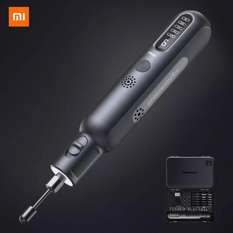 Xiaomi Electric Hand-Held Grinder, Greenworks 8V lithium set, multiple functions, wood carving, polishing, cutting, DIY projects, manual artifact, portable