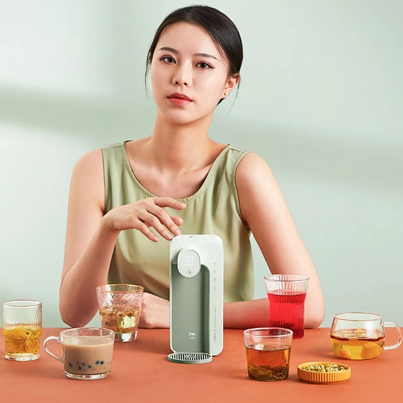Xiaomi, Mini Portable Water Dispenser, high temperature resistance, one-button operation, water regulation function, compact design, 1.1L water tank, easy to clean, home