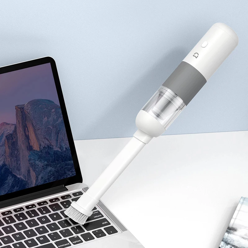 Xiaomi Portable Car Vacuum Cleaner, home, car, dual-purpose design, nozzle attachments, wet messes, dry debris, rechargeable, wireless, mini, handheld, powerful suction, tight spaces, control, precision