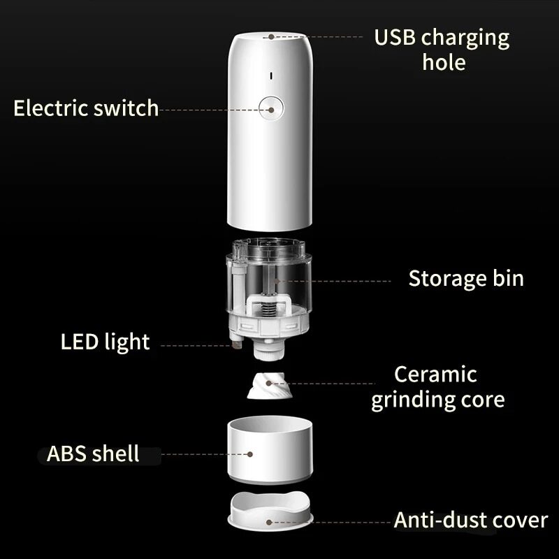 xiaomi electric salt and pepper grinder4